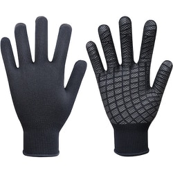 すべり止め手袋 吸ちゃん 3双組 黒 M 777-3P-M-BLK