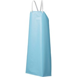 ウレタンシームレスエプロン 胸 ブルー LLサイズ AF-5300