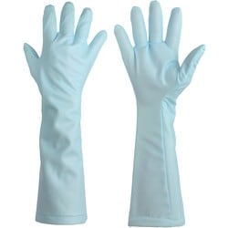 WINCESS ブルー 中低温用 耐熱手袋ロング Sサイズ（1双入） BL3974LG-S-1P