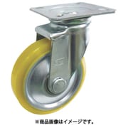 中荷重用帯電防止ウレタンキャスター（ベアリング入）自在金具付 EUW-J75