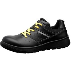 静電セフティスニーカー G4シリーズ（人工皮革・ひもタイプ）G4590静電ブラック 23.5cm G4590-SEIDEN-BK-23.5