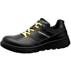 静電セフティスニーカー G4シリーズ（人工皮革・ひもタイプ）G4590静電ブラック 24.5cm G4590-SEIDEN-BK-24.5