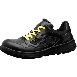 静電セフティスニーカー G4シリーズ（ひもタイプ）G4690静電ブラック 24.5cm G4690-SEIDEN-BK-24.5