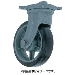 鋳物重荷重用ゴム車輪自在車付き HBーg100X50 HB-G100X50