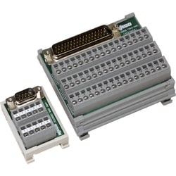 1対1コネクタ端子台 D-subコネクタ-対応 W48×L55×H27.1 IM-DSMUN-739/5-15PC