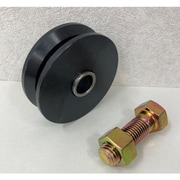 フジキング重量戸車 V型 60mm 車のみ（ボルト・ナット付） K60V-N