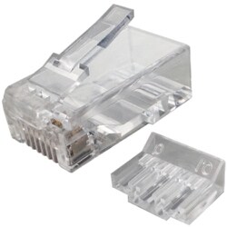 JEFCOM カテゴリー6 モジュラープラグ（単線・より線共用タイプ） M6-2P-865