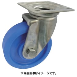 MCナイロン車輪（ベアリング無）ステンレス製自在金具付 MCVA-JA75