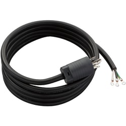 明工 20A 200Vコンセントバー用電源ケーブルセット VCT3.5[[mm2]] 3m L6-20P（黒） MH9079T3B