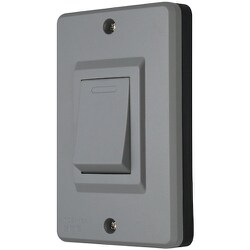 明工 防水形埋込スイッチ（片切）NDG1931 MX0017-74