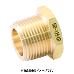 ASOH 黄銅製 変換ブッシング R1/2（外）×NPT3/8（内） NB-1343R