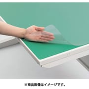 バイオマスデスクマット（グリーンマット付・バイオマス配合再生塩ビPBKタイプ）No.167-PBK 1590×690 NO.167-PBK（25371）