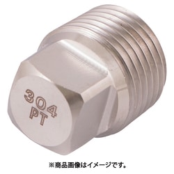 ASOH 四角プラグ SUS304 PT1/8 NP-7001