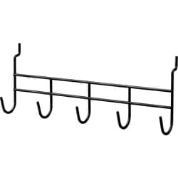 パンチングボード用パーツ ブラック 5連フック PBYFB-49