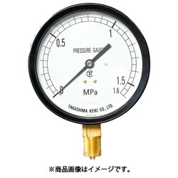 一般圧力計(プラスチック)A枠立型・G3/8 100X0.6MPa特別価格 PC