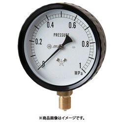 右下 密閉形圧力計 W311-241-0MPA