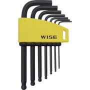 WISE ボールポイント 黒染め7本セット（ショート） WLB130B-7S