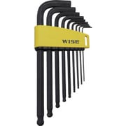 WISE ボールポイント 黒染め9本セット（セミロング） WLB230B-9S