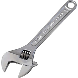 WELL モンキーレンチ JIS 目盛り付 150mm WM-150