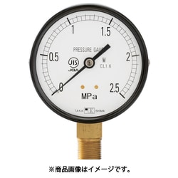 一般圧力計（A枠立型・Φ100）圧力レンジ0.0～4MPa R3/8 1028140