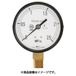 一般圧力計(A枠立型・Φ100)圧力レンジ0.0~10MPa R3/8 1028210