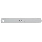 スキマゲージ ステンレスシクネスゲージ リーフ 100mm 厚さ0.30mm SS-100-030