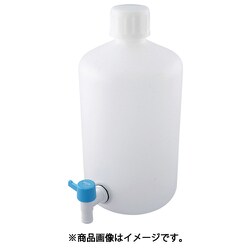AS レバーコック付瓶 細口丸型 5L 10-3504-55