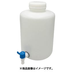 AS レバーコック付瓶 広口丸型10L 10-3605-55