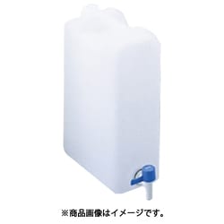 AS レバーコック付瓶 平角缶(1ケロ)20L 10-5210-55