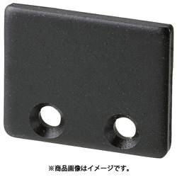 カーテンレール用オプション D30キャッププレート ブラック 12T34BL