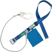 TSUYORON 胴ベルト型墜落制止用器具（ロープタイプ）セフライト（三つ打ちロープ）青 LLサイズ 幅50MM×長さ1600MM 130KG対応型 TBSAF593BL4LL（130KG）JANBP