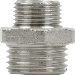 異径六角ニップル G1/2×G3/4 19-900-1229