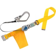 TSUYORON 胴ベルト型墜落制止用器具（巻取タイプ）ロック機構付き 2WAYリトラ 黄 Lサイズ 幅50MM×長さ1400MM TB-TRN-599-Y-L-JAN-BX