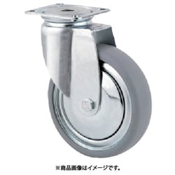 プレート式キャスター"AGILA"（タイヤ痕レスタイプ）Φ125 自在式 2470DIK125P50