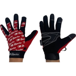 川西 合皮手袋 スパークス レッド Mサイズ 2945R-M