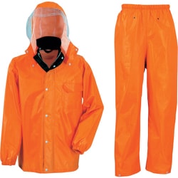 ディフェンドレインスーツ オレンジ 4L 3293-25-4L