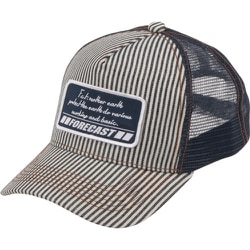 6512 ヒッコリーメッシュキャップ ブルー フリー 6512-45-F