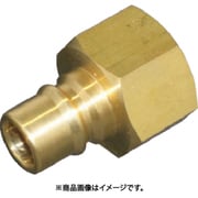 カップリングプラグ(おねじ取付用・真鍮) BLY44-PF