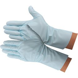 WINCESS ブルー 溶着手袋 未洗浄（10双入り）LLサイズ BX-524N-LL-10P