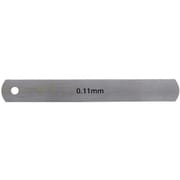 スキマゲージ シクネスゲージ リーフ 100mm 厚さ0.11mm S100-011