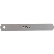 スキマゲージ シクネスゲージ リーフ 100mm 厚さ0.25mm S100-025