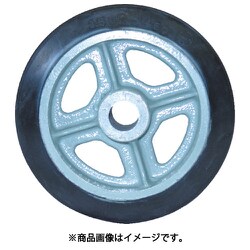 鋳物中荷重用ゴム車輪ベアリング無 50Φ SA50