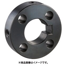 セットカラー キー溝付4穴 黒染め SC1612CKP4