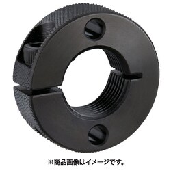 スリットカラー 内径ネジ（シリンダー）黒染め SCS16C10C