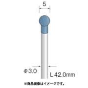 Minimo 研磨用ゴム砥石 WA ハード ＃600 Φ5 DB3255