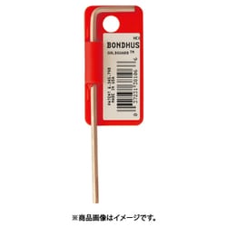 BONDHUS 六角L-レンチ ゴールドガード加工（14K）3mm HLL3MG