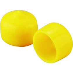 保護キャップ 丸（10個入）黄 HLYE125-2-P
