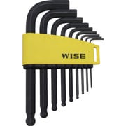WISE ボールポイント 黒染め9本セット（ショート） WLB130B-9S