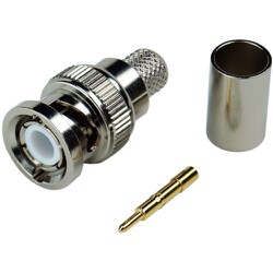 JEFCOM BNC型ストレートプラグ LBNC-5D-2P