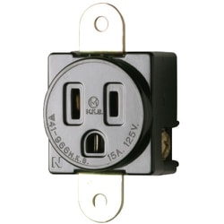 明工 接地埋込コンセント P:54 M4 機器用15A 125V ME2860T11